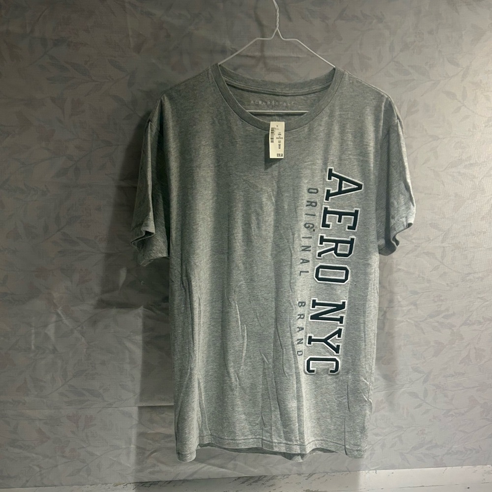Aeropostale Light Gray Short Sleeve Tee